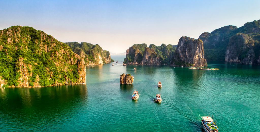 Circuit en liberté Vietnam met Ha Long cruise
