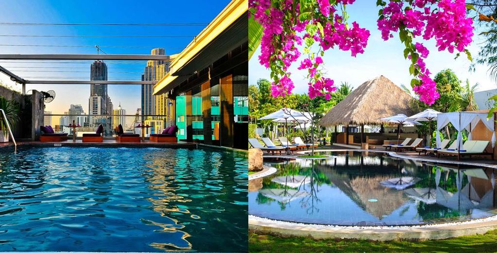 Galleria 10 Hotel Bangkok 4* en Navutu Dreams Resort & Wellness Retreat 5*
