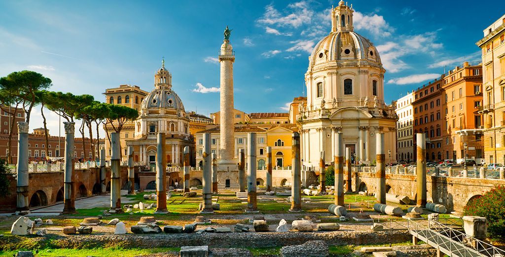 Entdecken Sie das Forum Romanum während Ihres Urlaubs in Rom