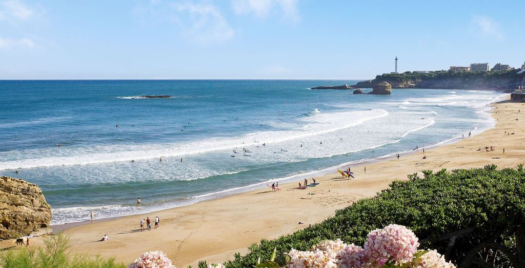 Vue panoramique de Biarritz