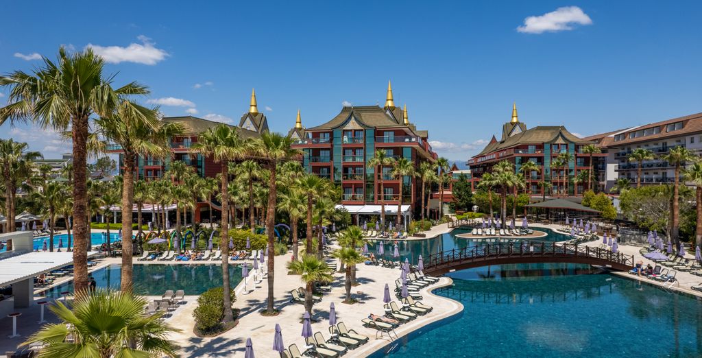 Siam Elegance Hotel & Spa 5 étoiles à Belek, piscine et jardins