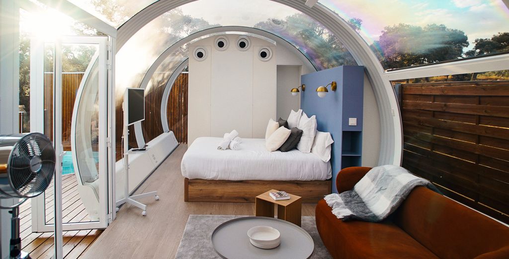 La Dehesa Experiences 5 étoiles près de Cordoue, suite bulle dans la dehesa