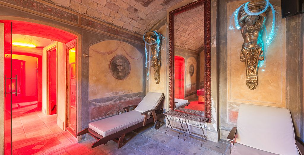 Hôtel de charme à Rome avec espace détente, spa et sauna