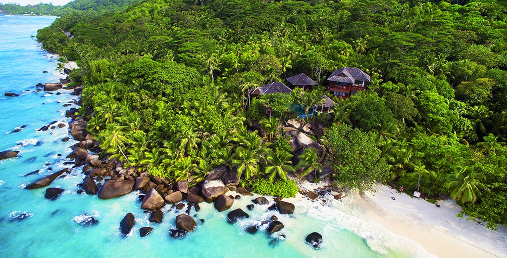 Hô ;tel Hilton Seychelles Labriz 5* et extension possible à ; Abu Dhabi