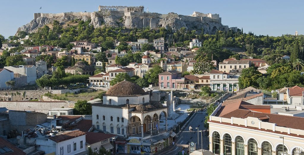 Panorama d'Athène en Grèce