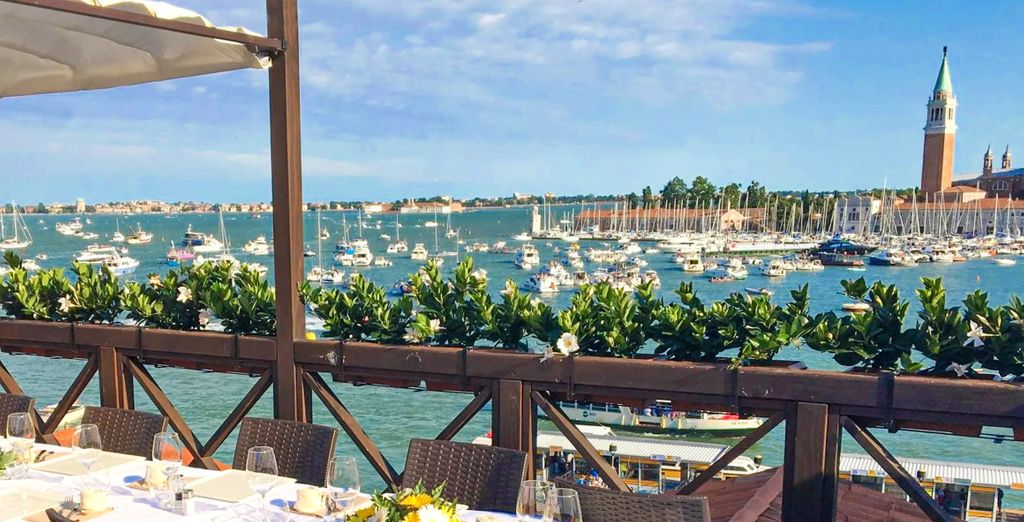 Vista laguna Venezia