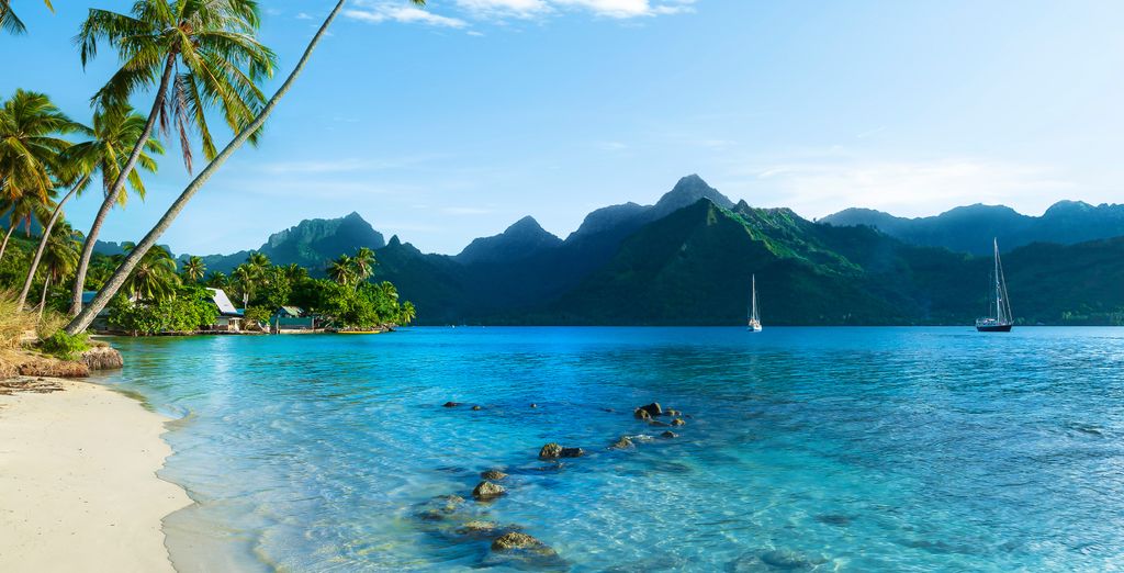 Combinato Te Moana Tahiti Resort, Cook's Bay Hotel, Raiatea Lodge e Royal Bora Bora