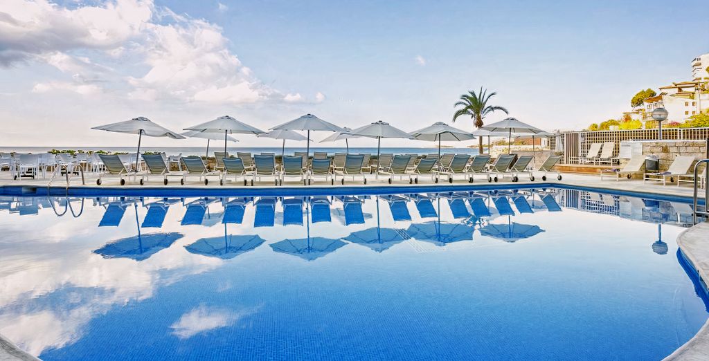 Adults only resort pool area