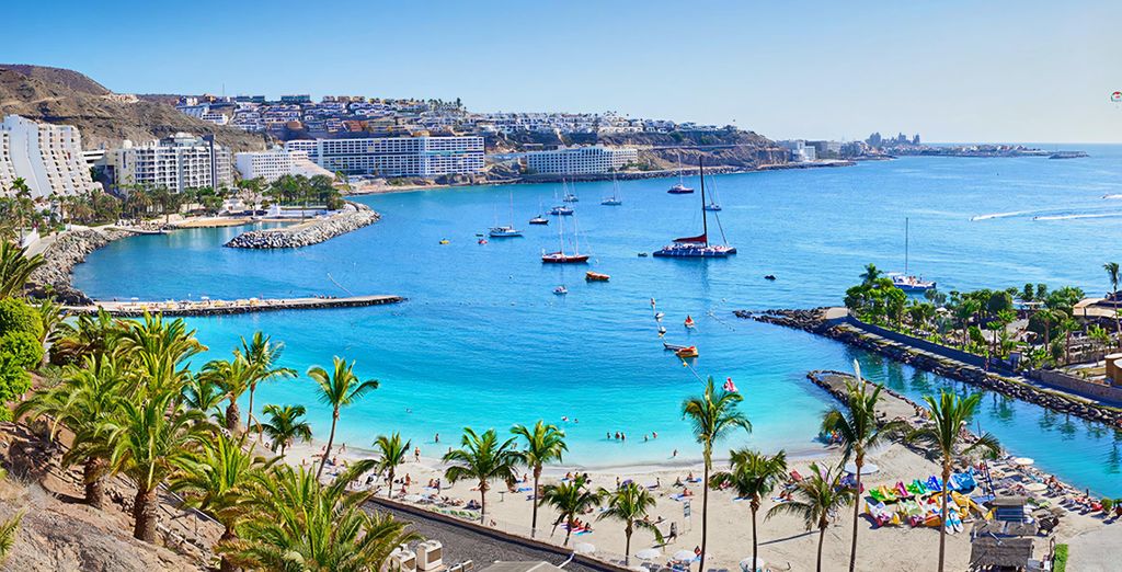 Adults-only hotel pool in Gran Canaria