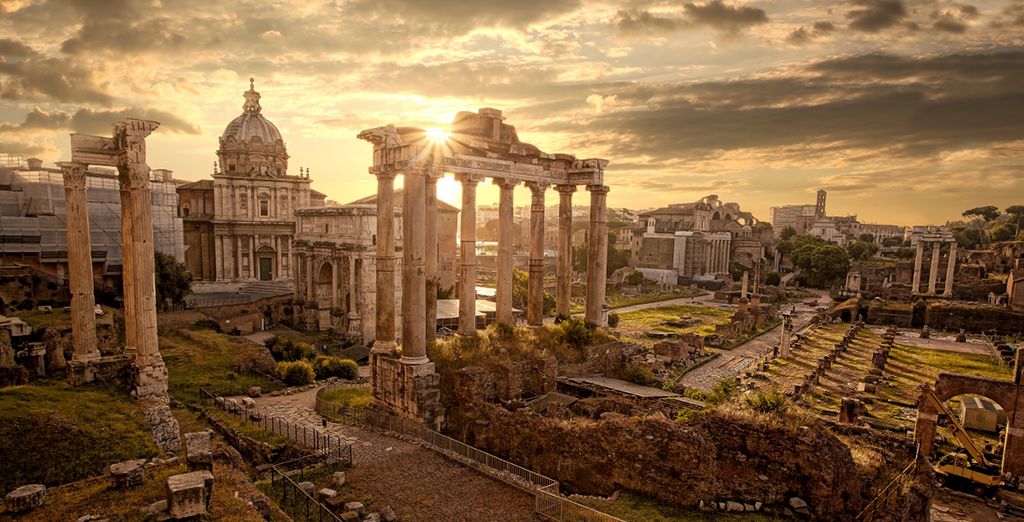 Explore the ruins of the Roman Empire in Rome, Italy