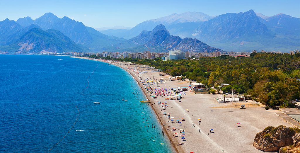 Beautiful beaches of Antalya