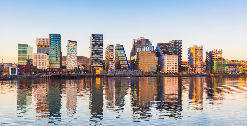 Tour da Bergen a Copenhagen con crociera notturna da Oslo