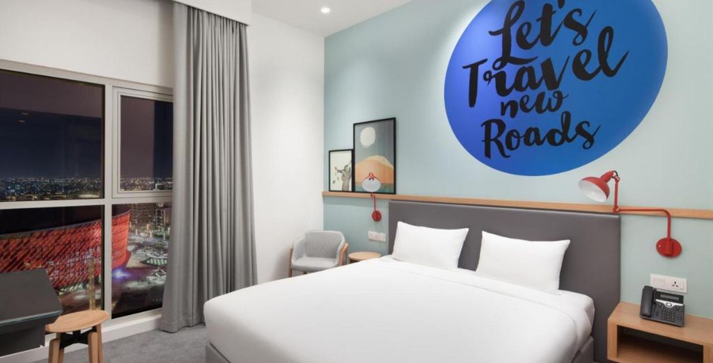 Hotel Rove City Walk con volo in elicottero incluso