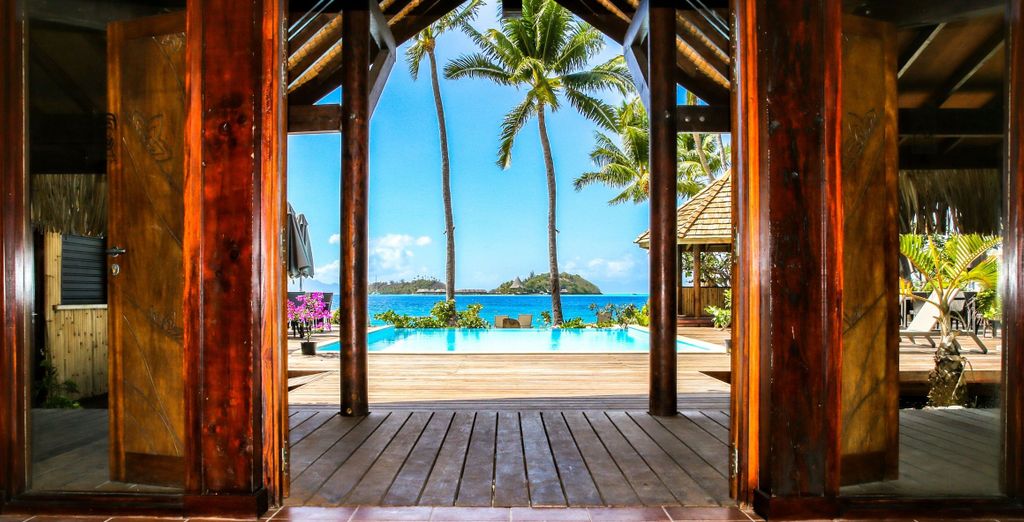 Combinato Te Moana Tahiti Resort, Cook's Bay Hotel, Raiatea Lodge e Royal Bora Bora