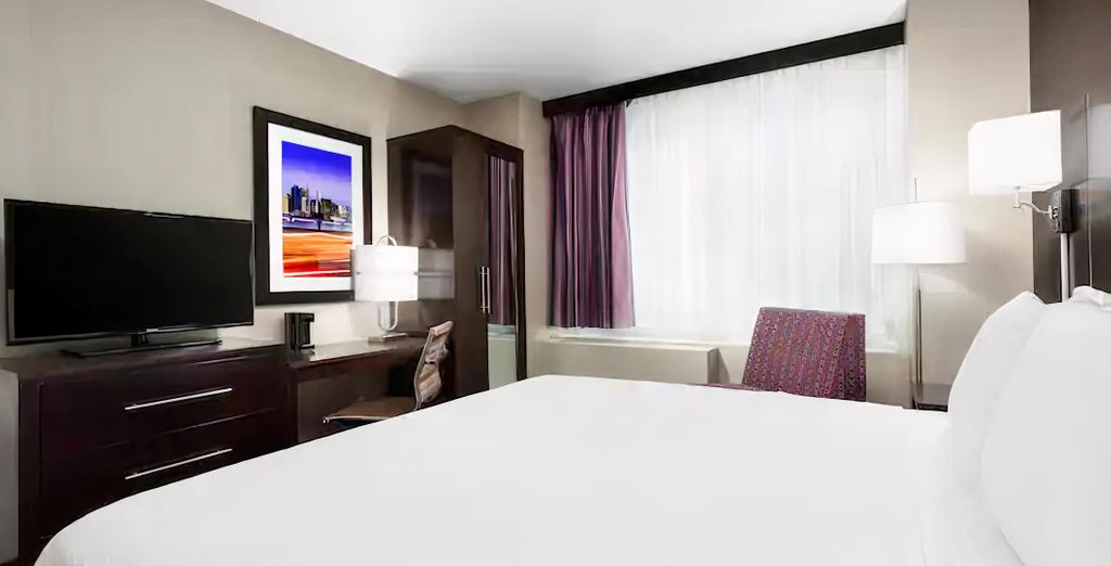 Partita NBA e soggiorno all'Hampton Inn Times Square Central
