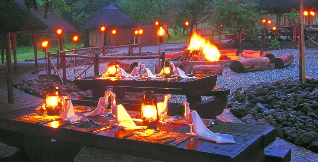 Bakubung Bush Lodge 4* con extensión opcional al Batonka Guest Lodge 4*
