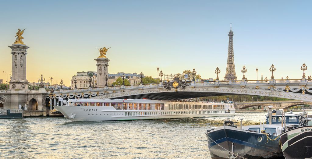 Romantischer Aufenthalt auf der Seine mit Ausflügen