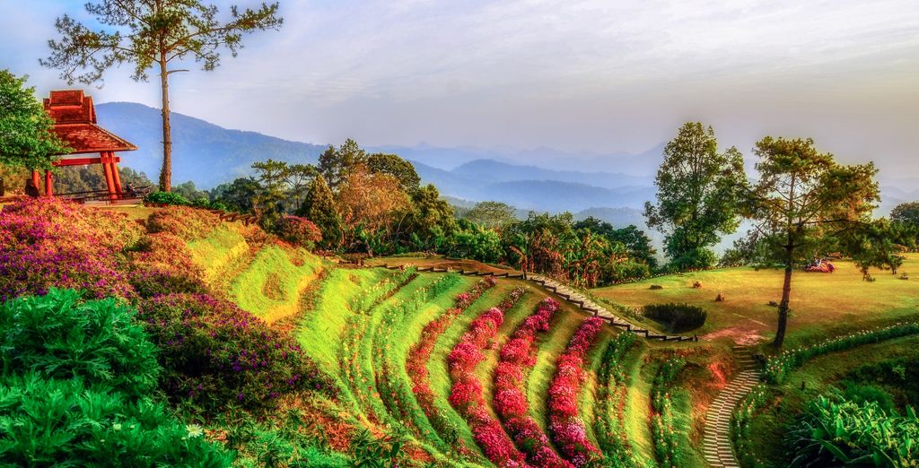 Away Chiang Mai Thapae Resort - A Vegan Retreat 4* e Wyndham Grand Nai Harn Beach Phuket 5* con possibile pre-estensione al Cross Vibe Bangkok Sukhumvit 4* 