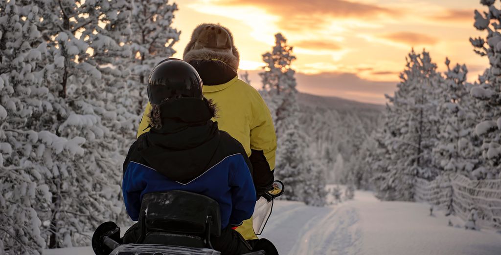 Vacaciones de invierno en el Círculo Polar Ártico