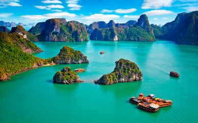 Vietnam Impresionante con 2 noches en la Bahía de Halong