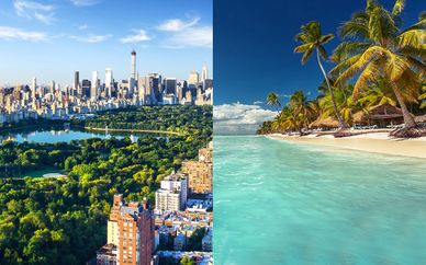 Combiné 4* NYC Park Central et Hôtel H10 Ocean Blue & Sand