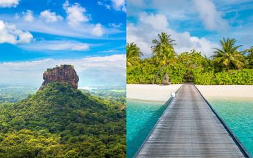 Privérondreis van 5 tot 9 nachten in Sri Lanka + Dhigufaru Island Resort 5*