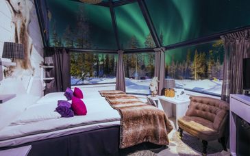 Circuito en libertad: Escapada para ver la aurora boreal y alojarse en un iglú de cristal en Laponia con posible pre-extensión en Helsinki en 4 o 6 noches