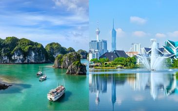 Circuit en liberté : de Kuala Lumpur à la Baie d'Halong