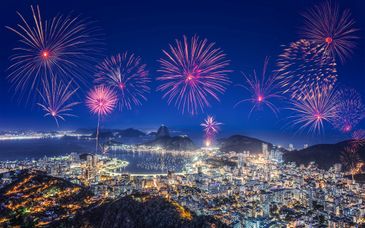 Circuit en liberté : Nouvel an à Rio entre Copacabana, samba et feu d'artifice