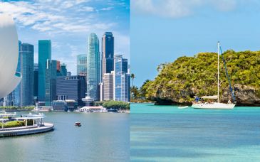 Dusit Thani Singapore 5*, DoubleTree by Hilton Noumea 4* et Oure Lodge 4*