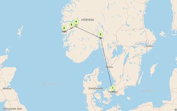 Circuit en liberté 4* : Les Fjords Scandinaves en 8 à 11 nuits