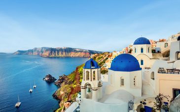 Tour of Athens, Syros and Santorini