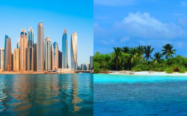 Raffles Dubai by Accor 5* e Raffles Maldives Meradhoo Resort 5*