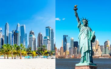 Soggiorno in libertà: Il tour del mondo da Dubai a New York