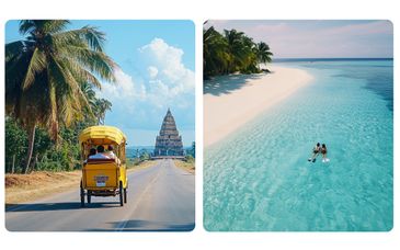 Tour privato: Viaggio a Ceylon ed estensione al mare alle Maldive
