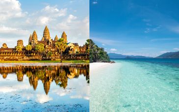 Tour privato: Dai templi di Angkor alle spiagge thailandesi
