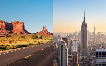 Tour di gruppo: Da Ovest a Est con soggiorno prolungato a New York 