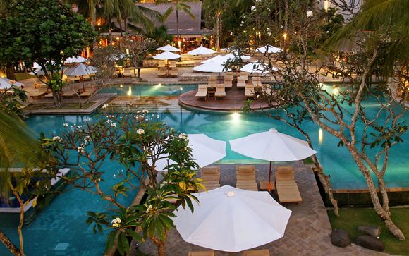Poussez les portes de l'hôtel Royal Beach à Seminyak 5*