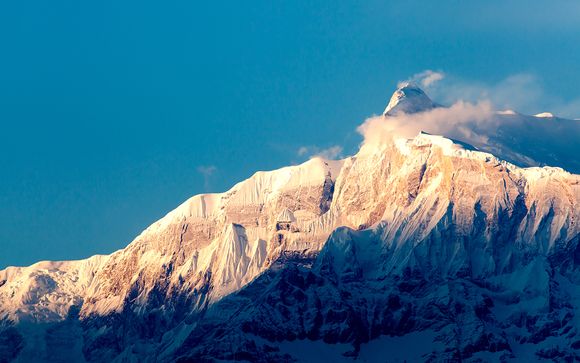 Über dem Himalaya