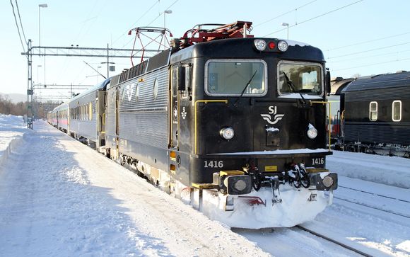 Nachtzug von Stockholm - Kiruna