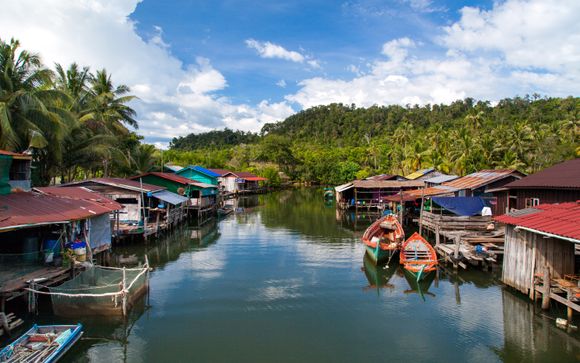 Authentisches Leben im schwimmenden Dorf Kampong Kleang auf dem Tonle Sap-See