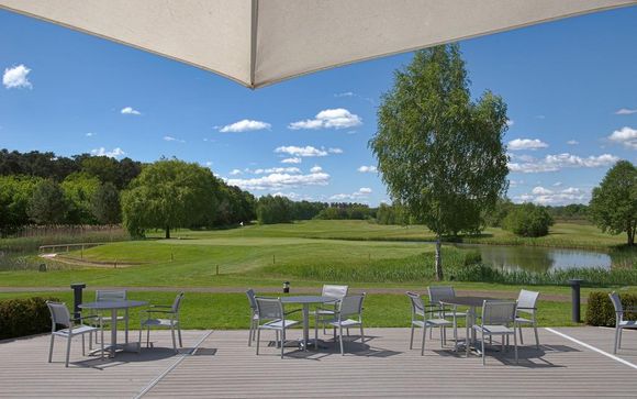 Schickes Hotel mit Golfplatz und Wellness