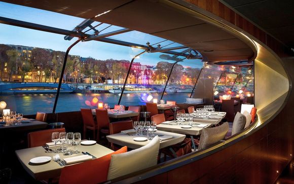 Una cena en un crucero por el Sena para estancias a partir de 3 noches (por habitación y estancia)