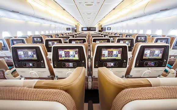 Vuela con Etihad en Economy