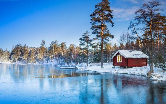 Après-midi en Kota (chalet typique finlandais) avec un feu de bois, chamallows et saucisses