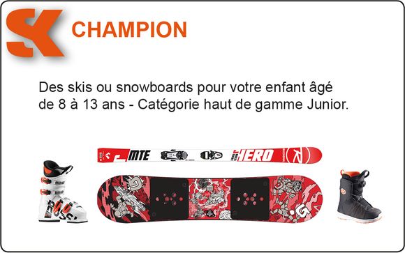 La location du matéreil de ski