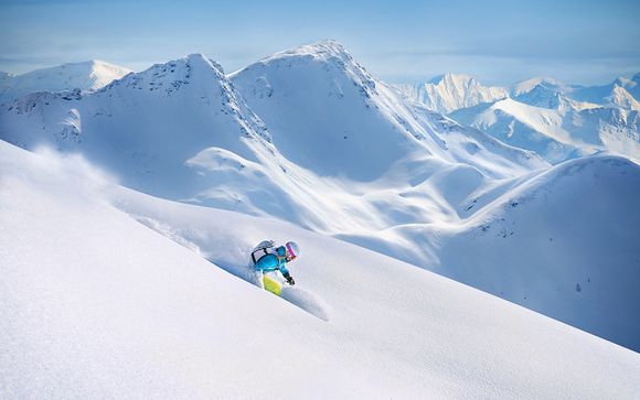 Poudreuse et tout inclus dans les Alpes du Sud