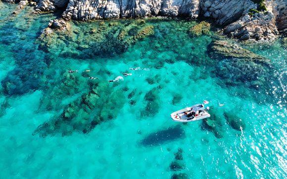 Snorkeling nelle piscine naturali di Molara e nell'area protetta di Tavolara