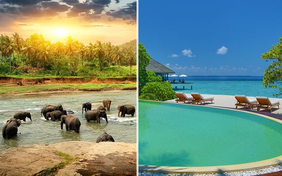 Tour privato dello Sri Lanka e soggiorno alle Maldive Adaaran Select Meedhupparu 4*