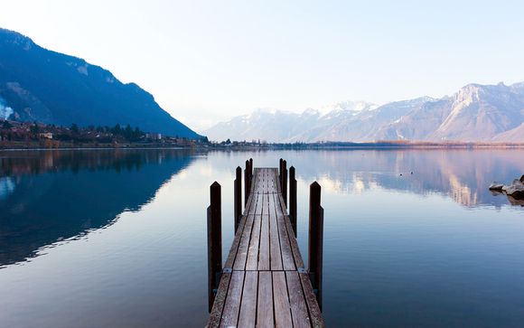 5* con SPA nella località più mondana del lago di Ginevra